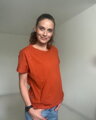 Tričko na dojčenie so zipsom Kira, oversized – škoricové S/M