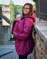 Softshellová bunda na nosenie detí Alica, fuchsiová