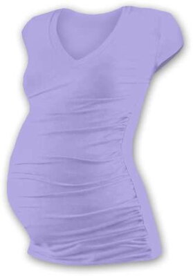 Tehotenské tričko Vanda, mini rukáv, orgovánové