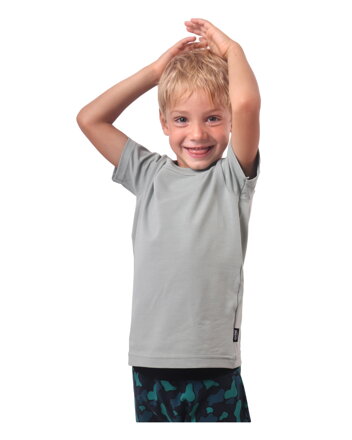 Detské tričko s krátkym rukávom, olivové 