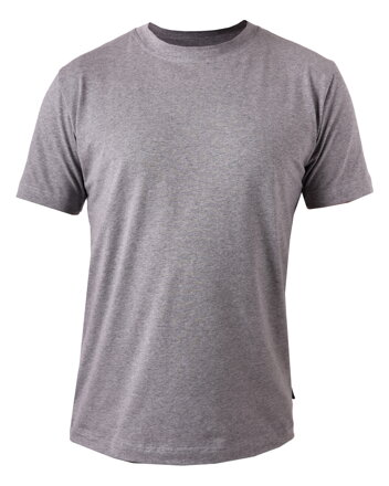 Pánské tričko Marek, krátký rukáv, šedý melír S