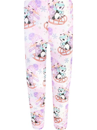 Dievčenské legíny Pandy na sánkach