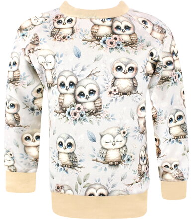 Dievčenská mikina Sovy