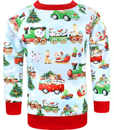 Detská mikina Vianočný vlak