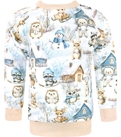 Detská mikina Zimná krajina