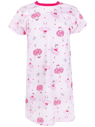 Dievčenská nočná košeľa s krátkym rukávom Baletky