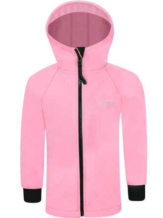 Dievčenská softshellová bunda Premium, staroružová