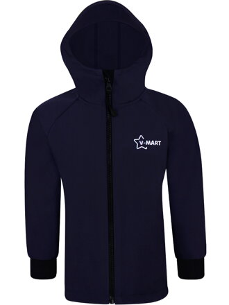 Detská softshellová bunda Premium, tmavomodrá