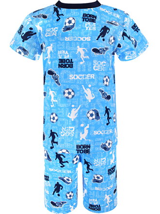 Chlapčenské pyžamo s krátkym rukávom Futbal