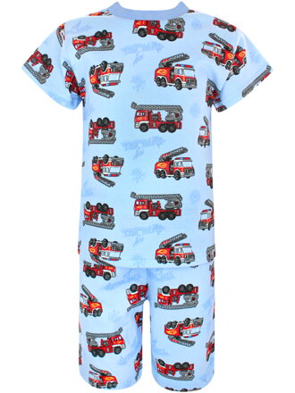 Chlapčenské pyžamo s krátkym rukávom Hasiči