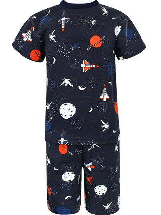 Chlapčenské pyžamo s krátkym rukávom Kozmonauti