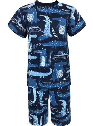 Chlapčenské pyžamo s krátkym rukávom Krokodíl