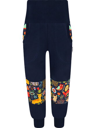 SLIM detské tepláky s dvojitými kolenami - Zvieratá