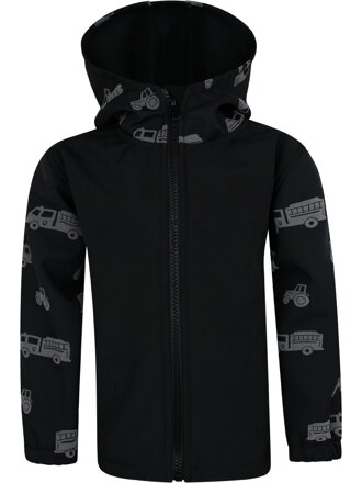 Chlapčenská softshellová reflexná bunda Dopravné prostriedky