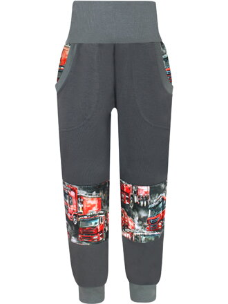 Chlapčenské tepláky s dvojitými kolenami - Hasiči