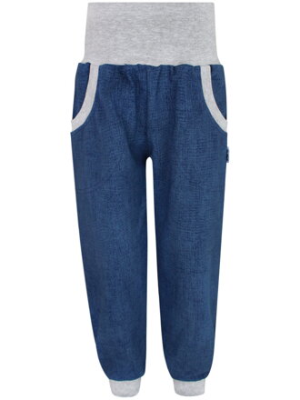 Detské tepláky s vysokým pásom - Jeans