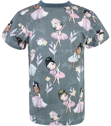 Dievčenské tričko s krátkym rukávom Baleríny