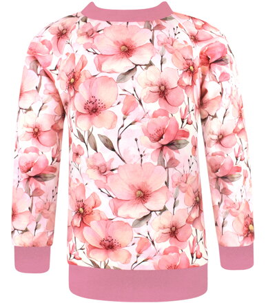 Dievčenská mikina Kvety