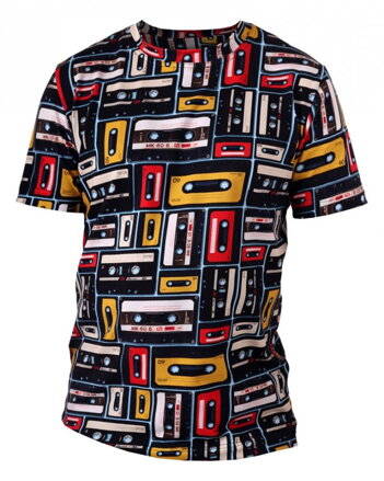 Jožánek Pánske tričko Marek, krátky rukáv, potlač kazety S