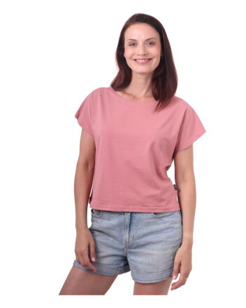 Crop top tričko Edita, staroružové