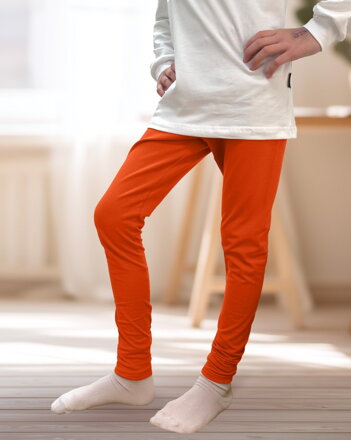 Detské legíny, škoricové