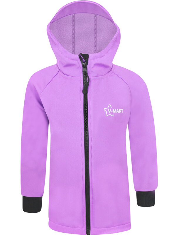 Dievčenská softshellová bunda Premium, fialová