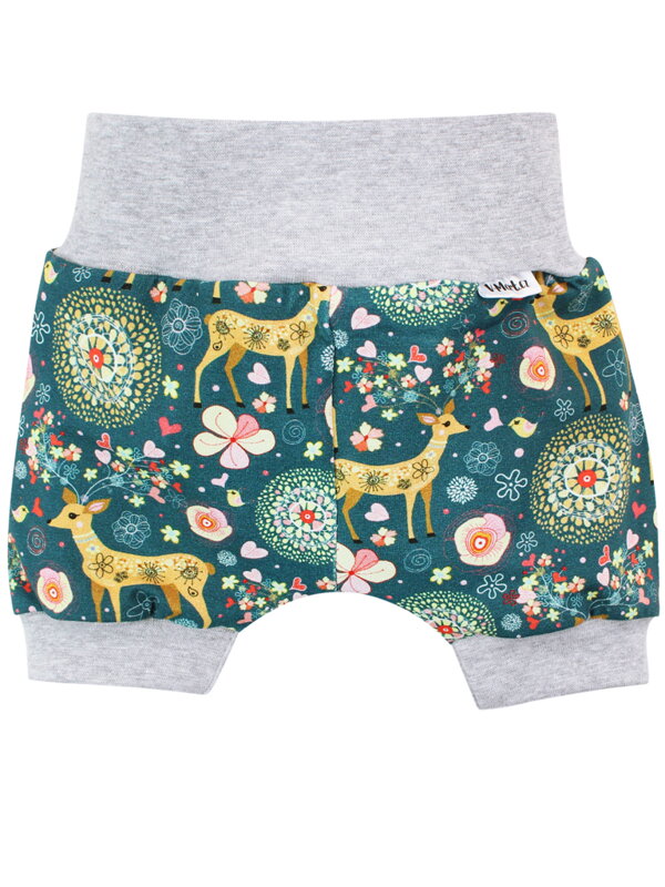 Šortky pre bábätká so srnkami