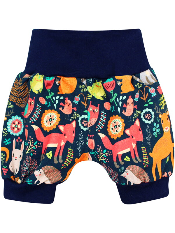 Šortky pre bábätká so zvieratkami