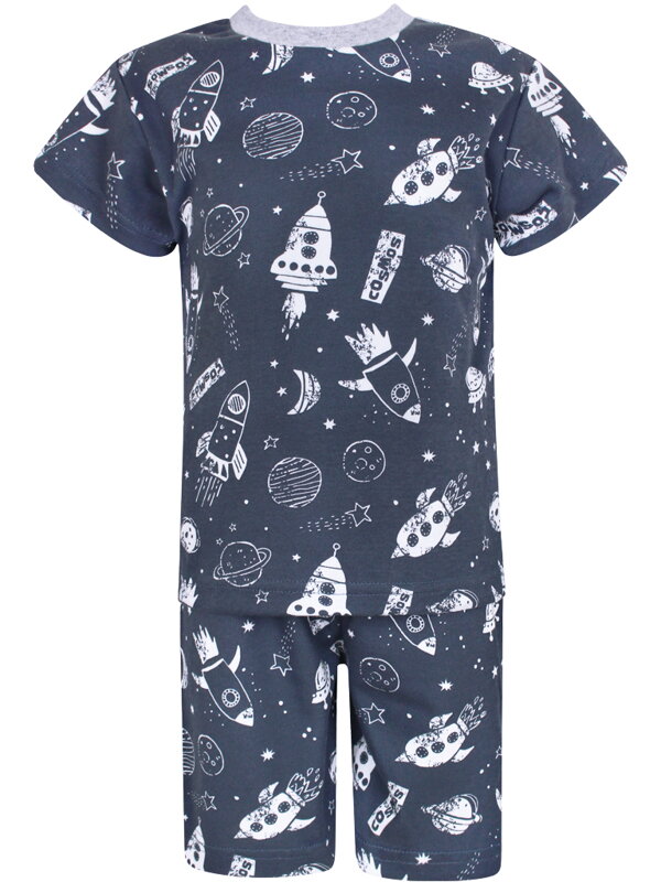 Chlapčenské pyžamo s krátkym rukávom Vesmír