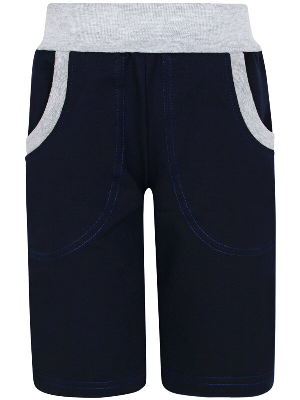 Chlapčenské tmavomodré bermudy
