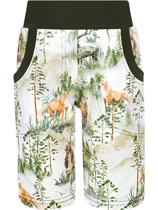 Chlapčenské bermudy  Lesné zvieratká