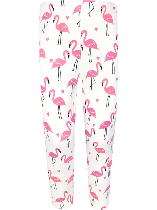 Dievčenské zateplené legíny Plameniaky