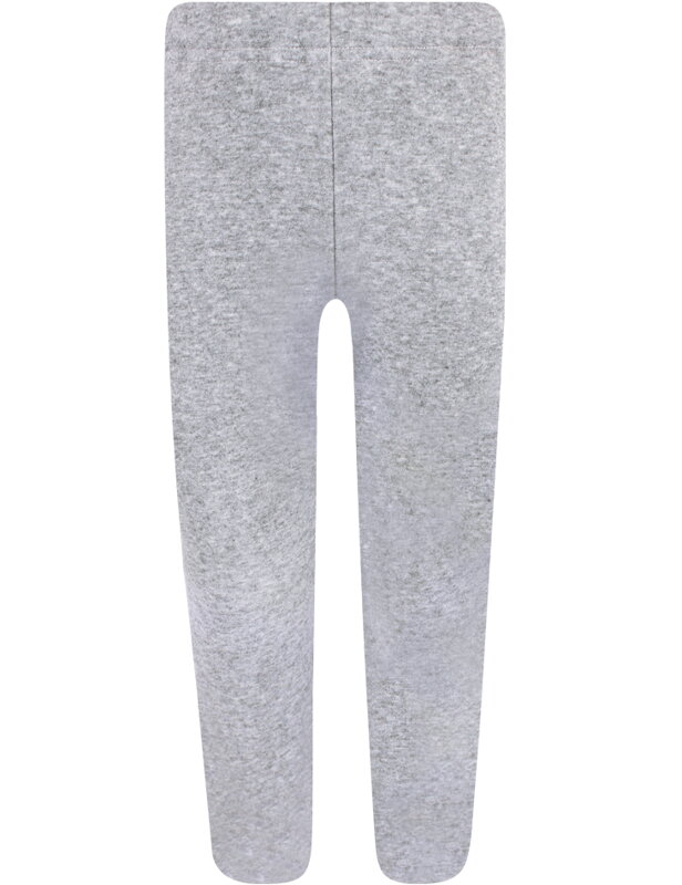 Detské zateplené legíny, sivý melír