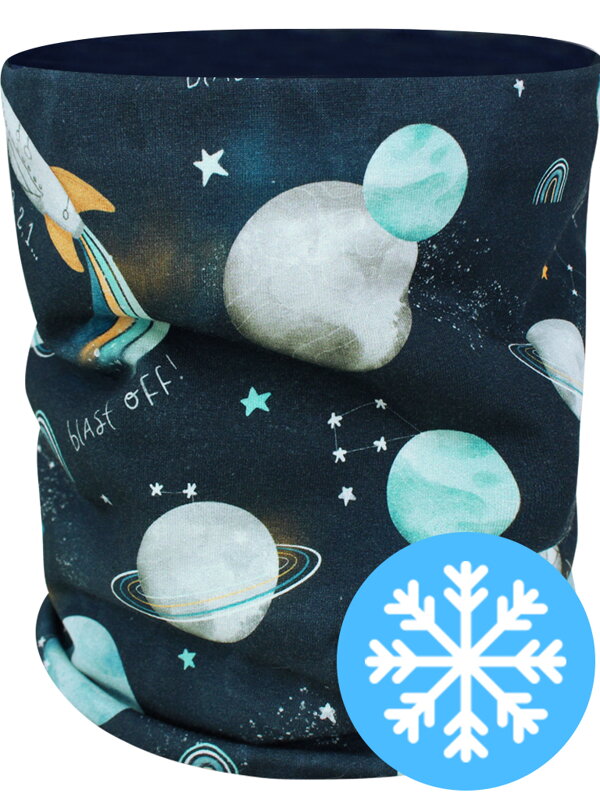 Zateplený nákrčník Vesmír