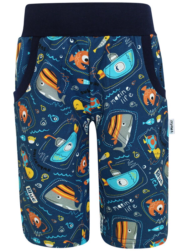 Chlapčenské bermudy More (s gumou v páse)