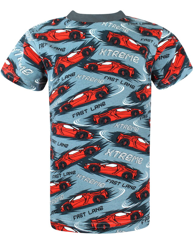 Chlapčenské tričko s krátkym rukávom Závodné autá