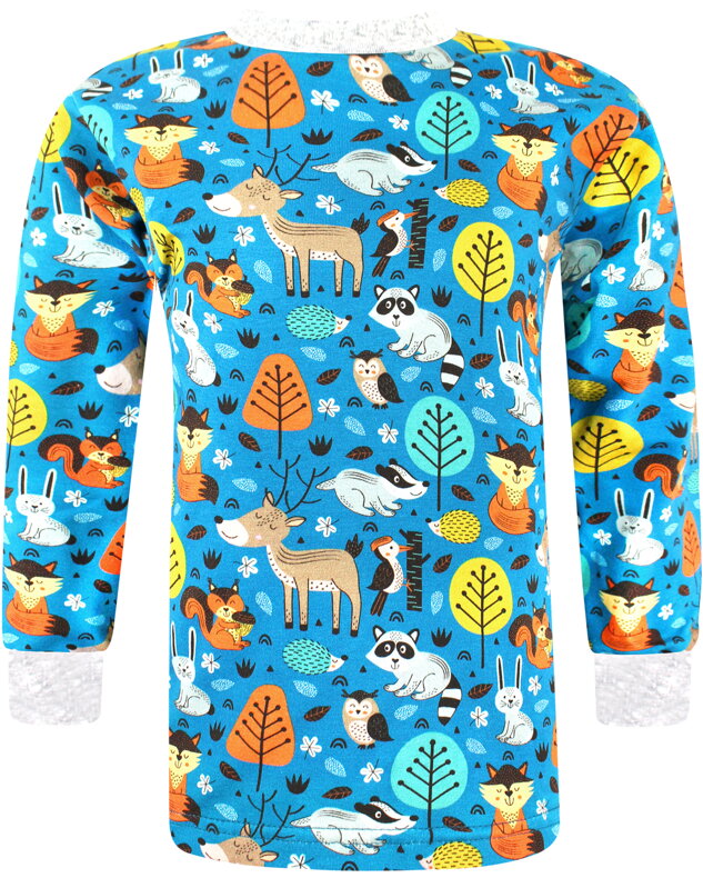 Detské tričko s dlhým rukávom Zvieratká